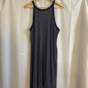 Striped Tank Style Swing Dress